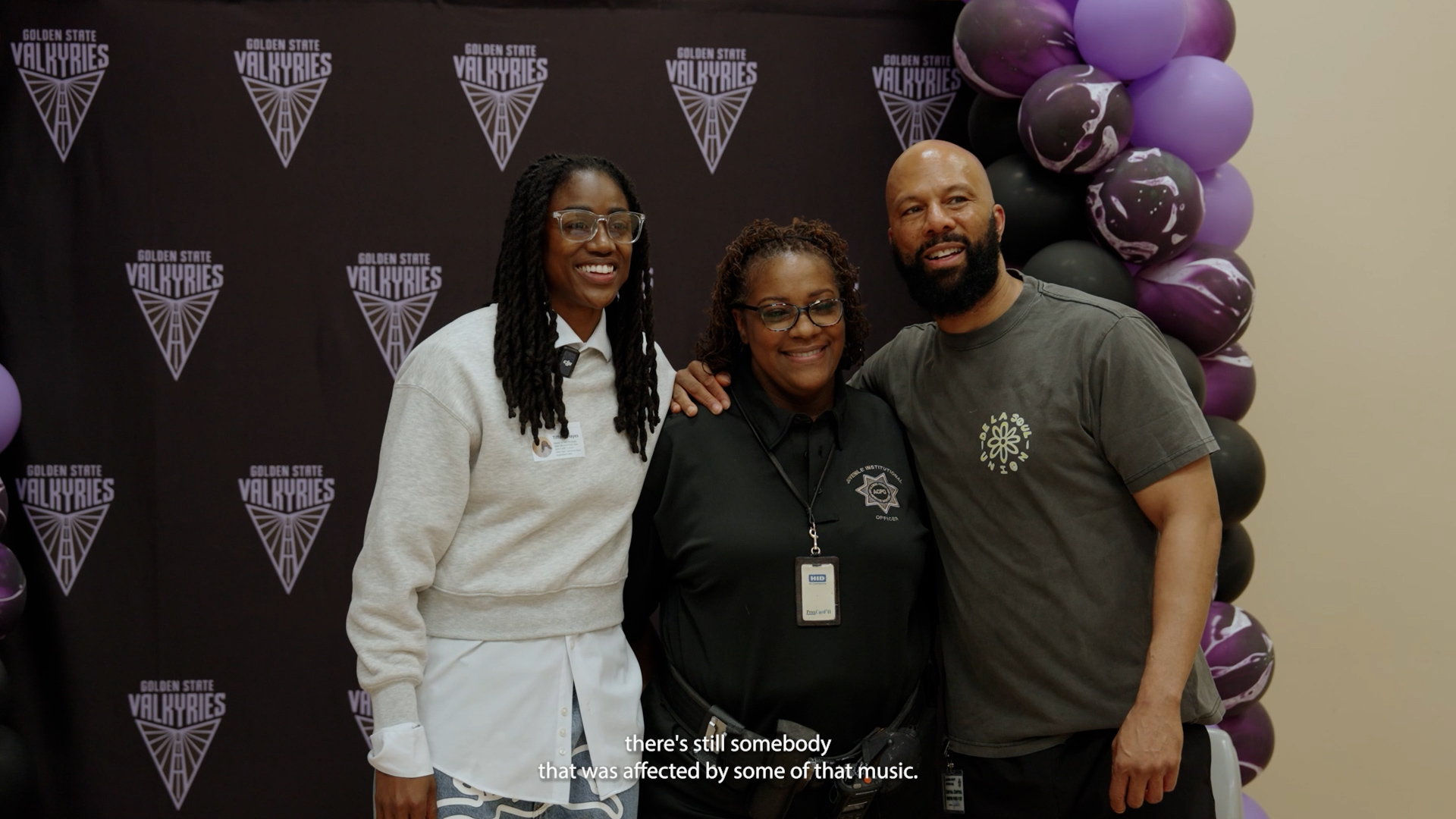 Valkyries’ Tiffany Hayes, Musician Common Continues R.I.S.E. Program With Visit to the Alameda County Juvenile Justice Center